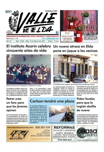 N&uacute;mero 2.932 - 3 de febrero de 2017