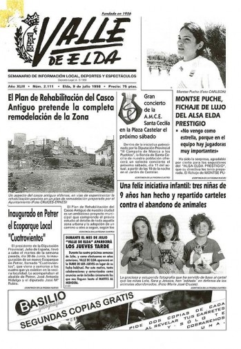 N&uacute;mero 2.111 - 9 de julio de 1998