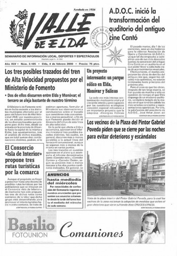 N&uacute;mero 2.185 - 4 de febrero de 2000