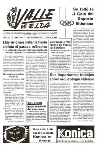 N&uacute;mero 1.514 - 21 de febrero de 1986