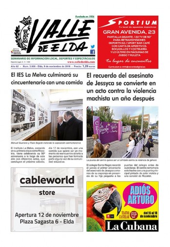 N&uacute;mero 3.006 - 9 de noviembre de 2018