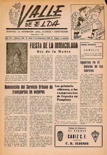 N&uacute;mero 0328 - 8 de diciembre de 1962
