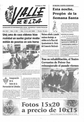 N&uacute;mero 2.195 - 14 de abril de 2000