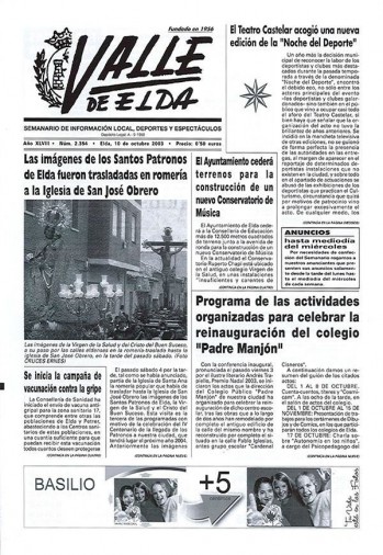 N&uacute;mero 2.354  - 10 de octubre de 2003