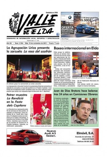 N&uacute;mero 2.794 - 15 de noviembre de 2013