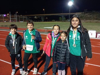 Cuatro medallas para la escuela del Club de Atletismo Elda en el sub12 provincial