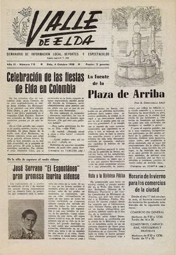 N&uacute;mero 0110 - 4 de octubre de 1958
