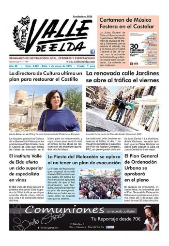 N&uacute;mero 2.859 - 1 de mayo de 2015