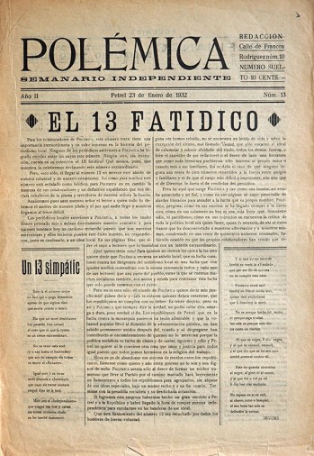 Polémica 13