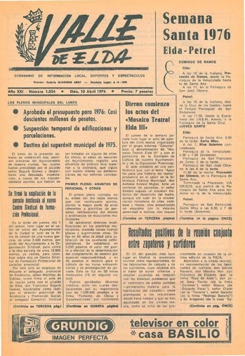 N&uacute;mero 1.024 - 10 de abril de 1976