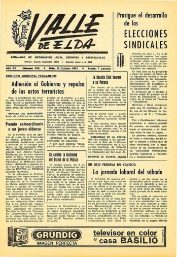 N&uacute;mero 0998 - 11 de octubre de 1975