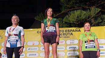 La atleta eldense Paqui T&aacute;rraga se cuelga el bronce en el Campeonato de Espa&ntilde;a