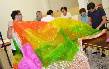 Los globos de las Fiestas Mayores ya est&aacute;n listos para surcar el cielo de Elda