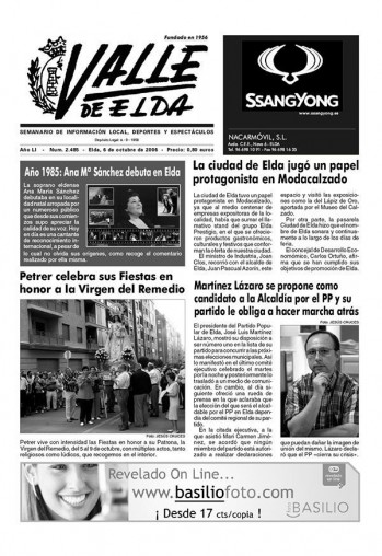 N&uacute;mero 2.485 - 6 de octubre de 2006