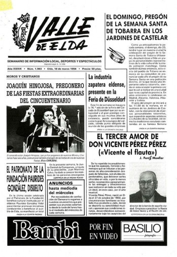 N&uacute;mero 1.903 - 18 de marzo de 1994