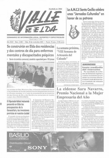 N&uacute;mero 2.269 - 23 de noviembre de 20001