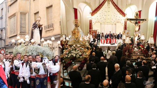 Los Santos Patronos y San Ant&oacute;n se reunir&aacute;n por primera vez en el Altar Mayor entre salvas de arcabucer&iacute;a