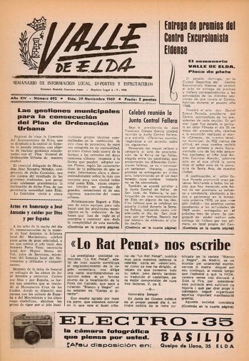 N&uacute;mero 0692 - 27 de noviembre de 1969