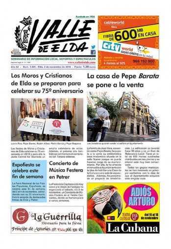 N&uacute;mero 3.005 - 2 de noviembre de 2018