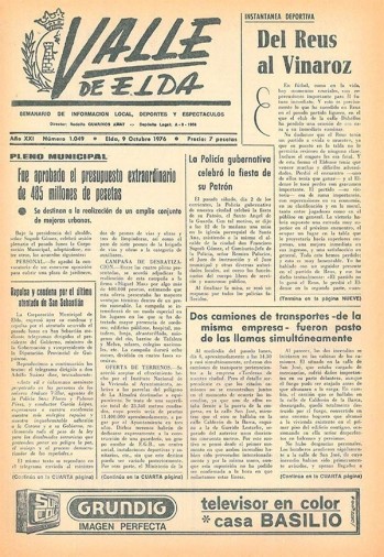 N&uacute;mero 1.049 - 9 de octubre de 1976