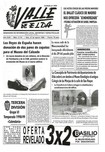 N&uacute;mero 2.114 - 27 de agosto de 1998