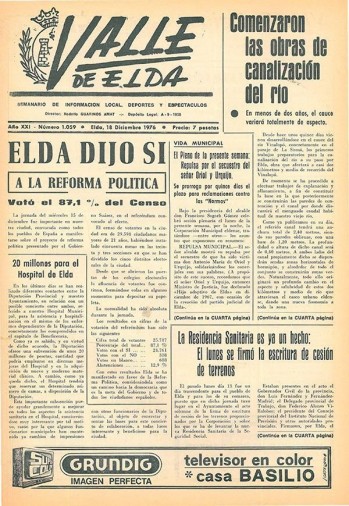 N&uacute;mero 1.059 - 18 de diciembre de 1976