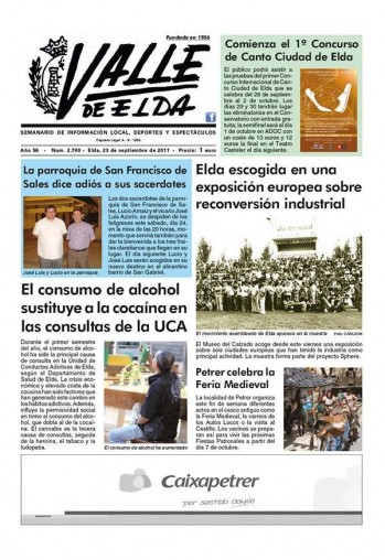 N&uacute;mero 2.700 - 23 de septiembre de 2011