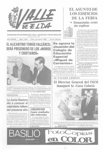 N&uacute;mero 1.853 - 5 de marzo de 1993