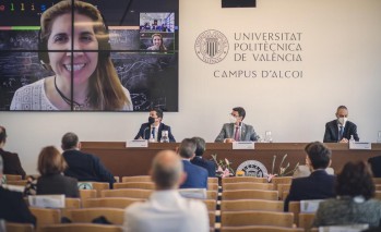 Nuria Oliver inaugura el curso acad&eacute;mico en el Campus de Alcoy de la Universidad Polit&eacute;cnica de Valencia