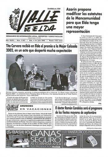 N&uacute;mero 2.347 - 4 de julio de 2003
