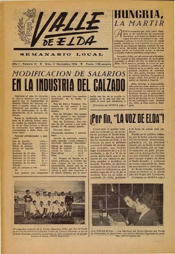 N&uacute;mero 0012 - 17 de noviembre de 1956