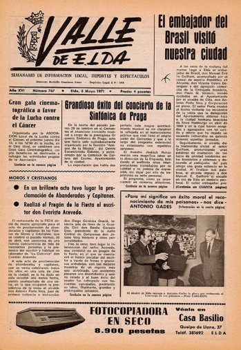 N&uacute;mero 0767 - 8 de mayo de 1971