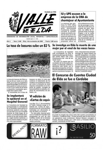 N&uacute;mero 2.445 - 4 de noviembre de 2005