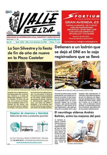 N&uacute;mero 2.924 - 8 de diciembre de 2016