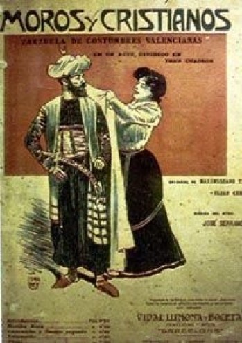 La zarzuela "Moros y cristianos"