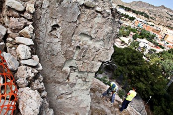 Comienzan las obras para la restauraci&oacute;n del Castillo de Elda