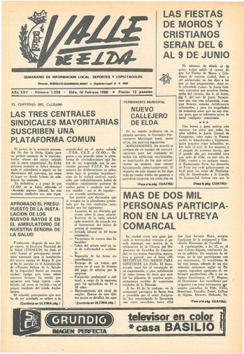 N&uacute;mero 1.220 - 16 de febrero de 1980