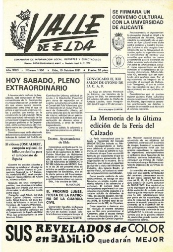 N&uacute;mero 1.300 - 10 de octubre de 1981
