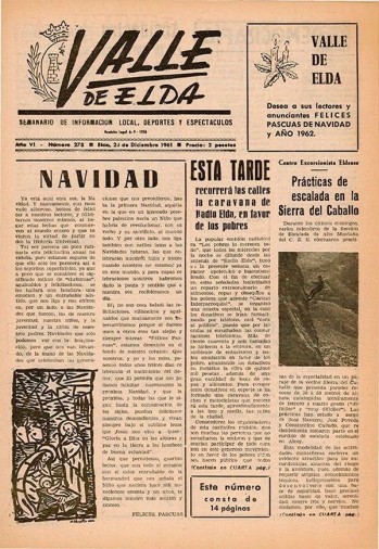 N&uacute;mero 0278 - 23 de diciembre de 1961