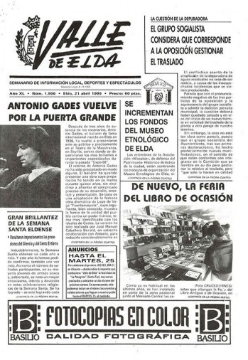 N&uacute;mero 1.956 - 21 de abril de 1995