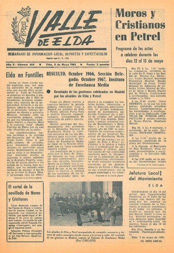 N&uacute;mero 0454 - 8 de mayo de 1965