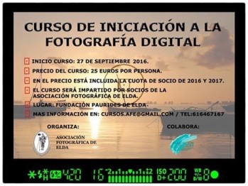 La Asociaci&oacute;n Fotogr&aacute;fica de Elda realiza un curso b&aacute;sico de imagen digital