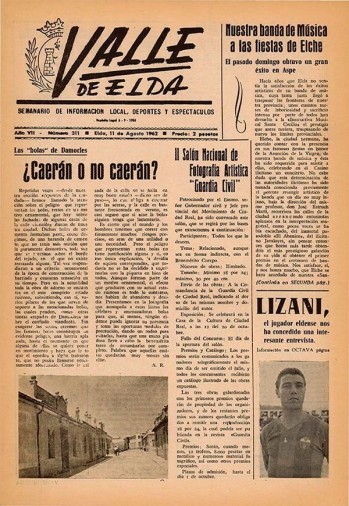 N&uacute;mero 0311 - 11 de agosto de 1962