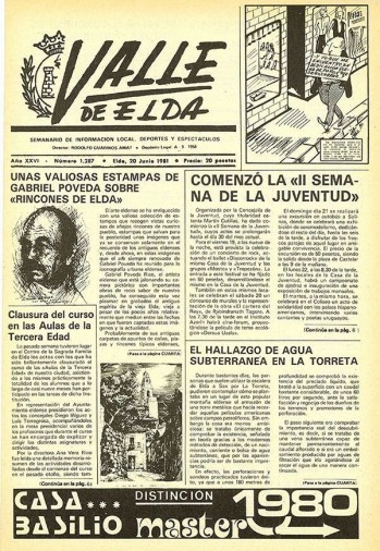 N&uacute;mero 1.287 - 20 de junio de 1981