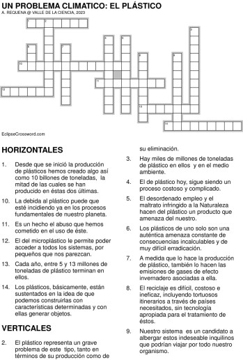 Un problema clim&aacute;tico: el pl&aacute;stico