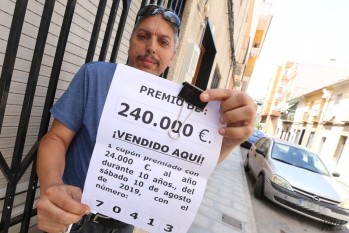 El cup&oacute;n de la ONCE deja un Sueldazo de 240.000 euros en Petrer