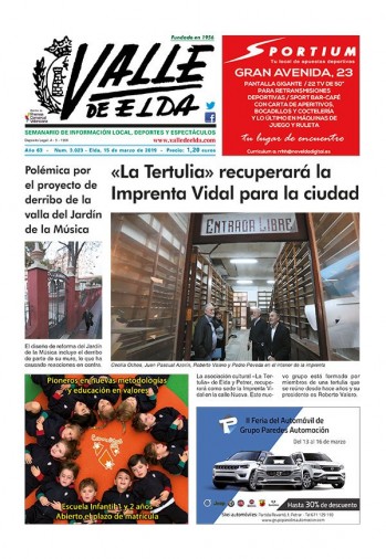 N&uacute;mero 3.023 - 15 de marzo de 2019
