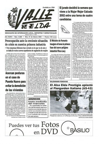 N&uacute;mero 2.328 - 21 de febrero de 2003