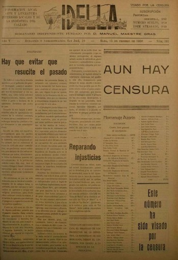 Idella n&ordm; 191 - A&ntilde;o 1930