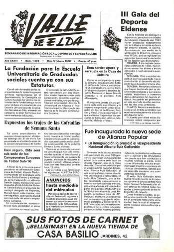 N&uacute;mero 1.608 - 5 de febrero de 1988